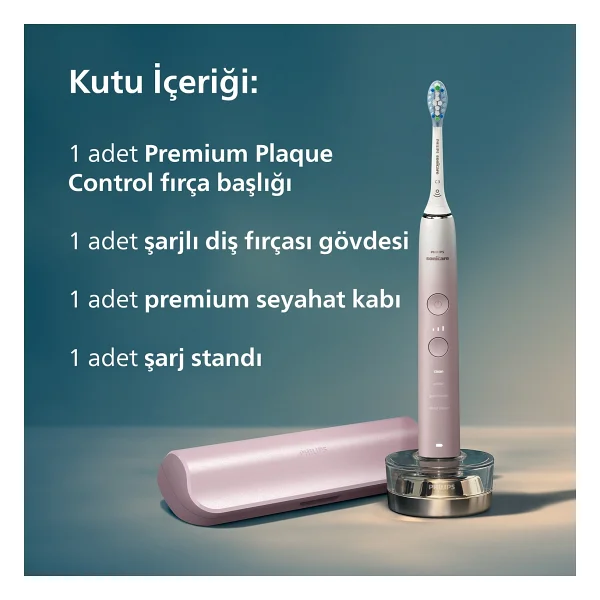 Philips Sonicare 9000 Diamondclean Special Edition Hx9911/84 Pembe Şarjlı Diş Fırçası - Görsel 9