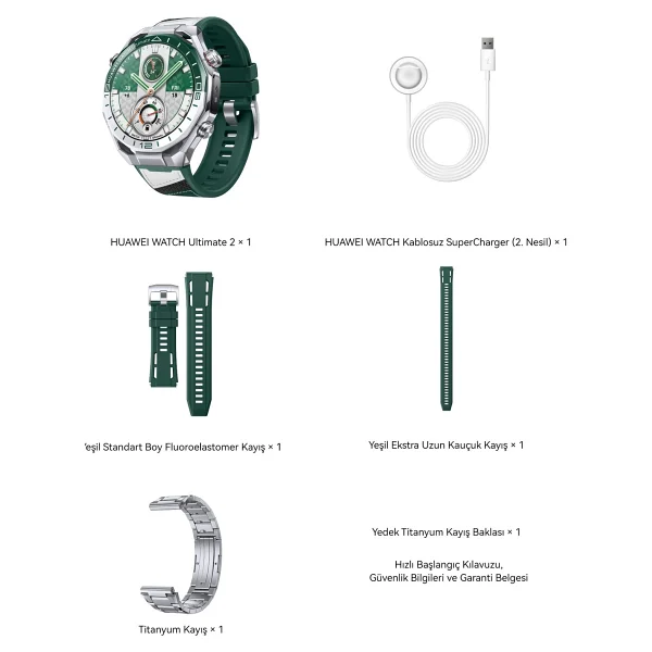 Huawei Watch Ultimate 2 Yeşil Akıllı Saat - Görsel 7