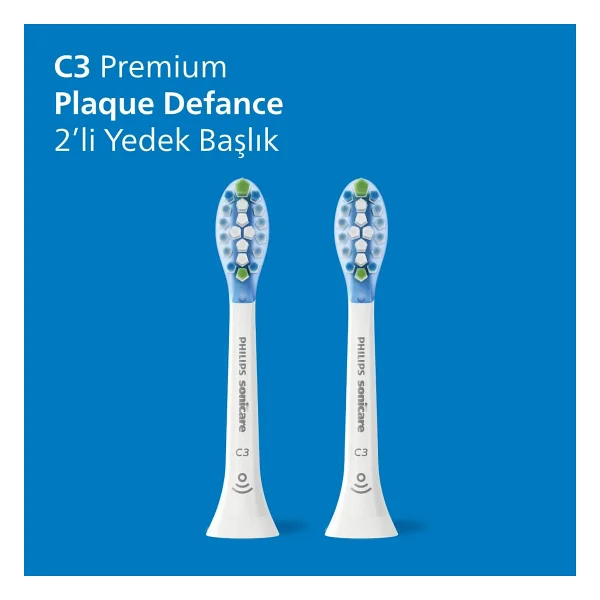 Philips Hx9042/87 Sonicare Premium Plak Defans 2'li Diş Fırçası Başlığı - Görsel 2