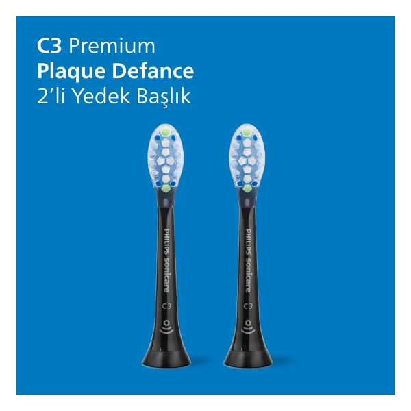 Philips HX9042/88 Sonicare Premium Plak Defans 2'li Diş Fırçası Başlığı - Görsel 2