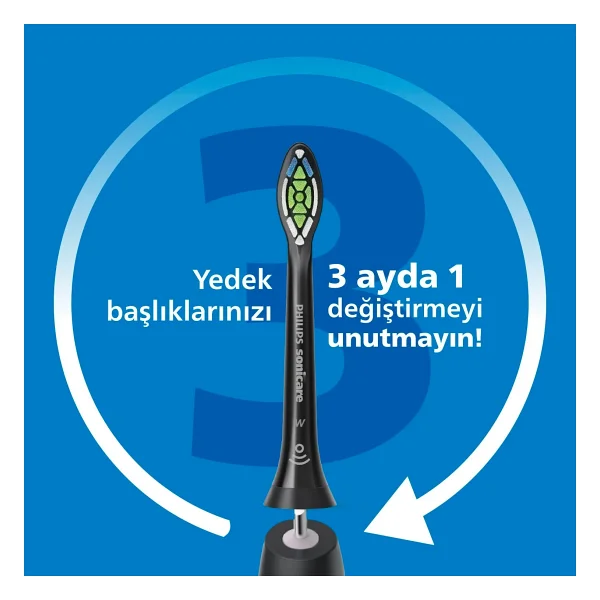 Philips Hx6062/88 Sonicare Optimal White Sonic 2'li Diş Fırçası Başlığı - Görsel 6