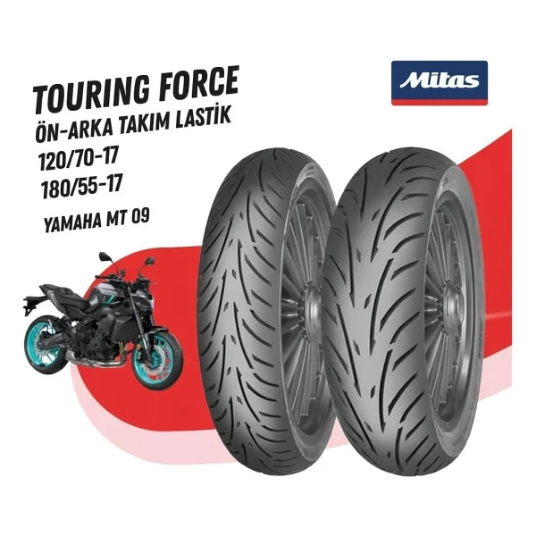 Yamaha Mt9 Mitas Tourıng Force Takım 120/70-17 - 180/55-17 Set - Görsel 2