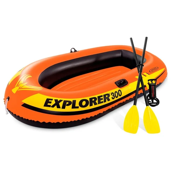 Intex Explorer 300 58332 211x117x41 Cm 3 Kişilik Şişme Bot Seti - Görsel 7