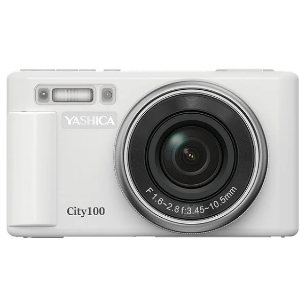 Yashica City 100 Beyaz Dijital Fotoğraf Makinesi - Görsel 2