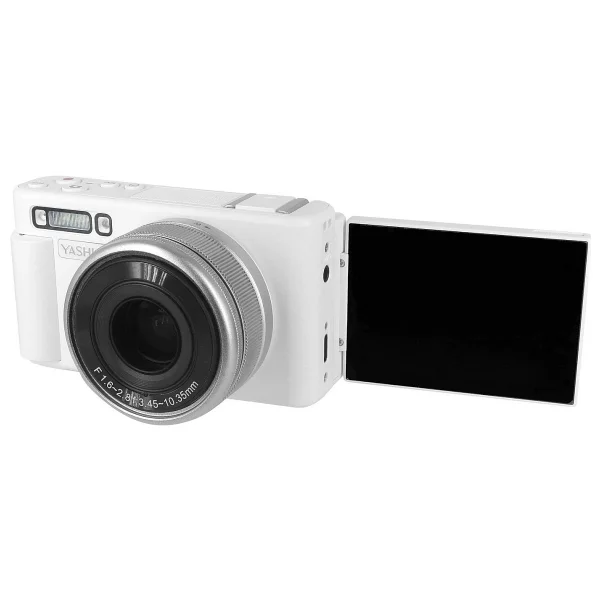Yashica City 100 Beyaz Dijital Fotoğraf Makinesi - Görsel 3