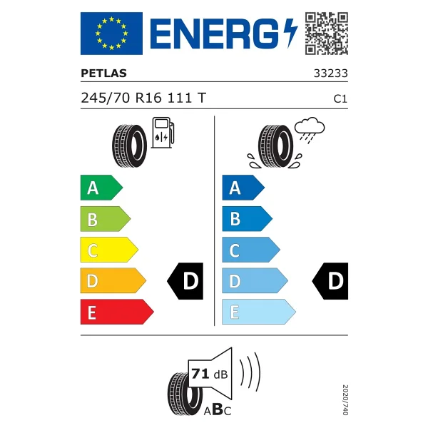 Petlas Explero A/T Pt421 245/70 R16 111t Reinf. Yaz Lastiği - Görsel 2