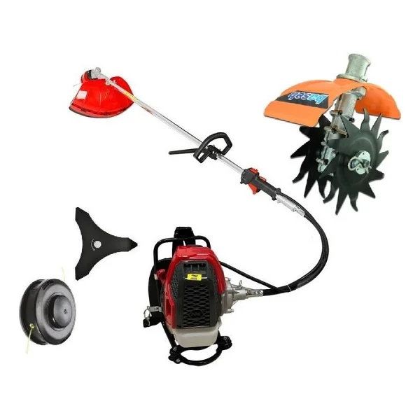 Gardenpro 520D Benzin Motorlu Tırpan + Baseh Çapalama Aparatı - Görsel 2