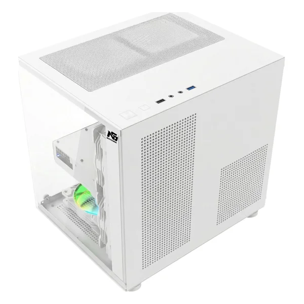 Next Gaming Orion Cube 3x RGB Fanlı Beyaz Micro Atx Oyuncu Kasası - Görsel 5