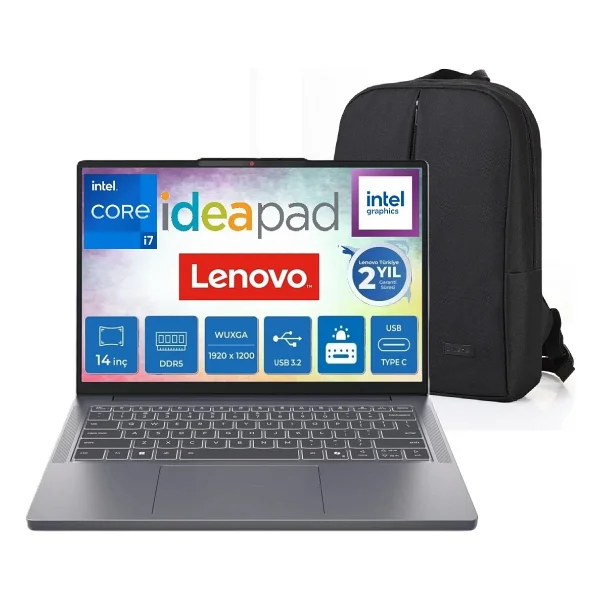 Lenovo Ideapad Slim 3 14ırh10 83k0002atr İ7-13620h 16 GB 512 GB SSD UHD Graphics 14" Wuxga Notebook - Görsel 8