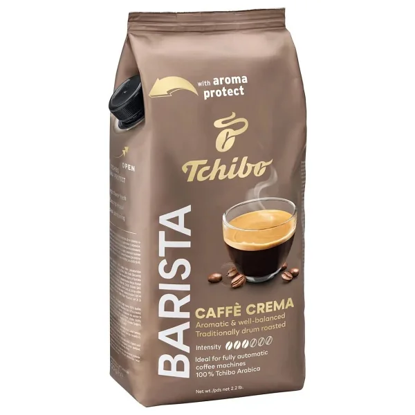 Tchibo Barista Caffe Crema Çekirdek Kahve 1 Kg - Görsel 9