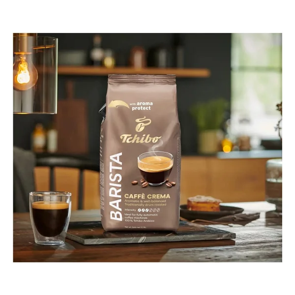 Tchibo Barista Caffe Crema Çekirdek Kahve 1 Kg - Görsel 10