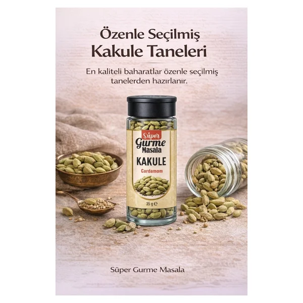 Masala Super Gurme Tane Kakule 35 Gr - Görsel 3