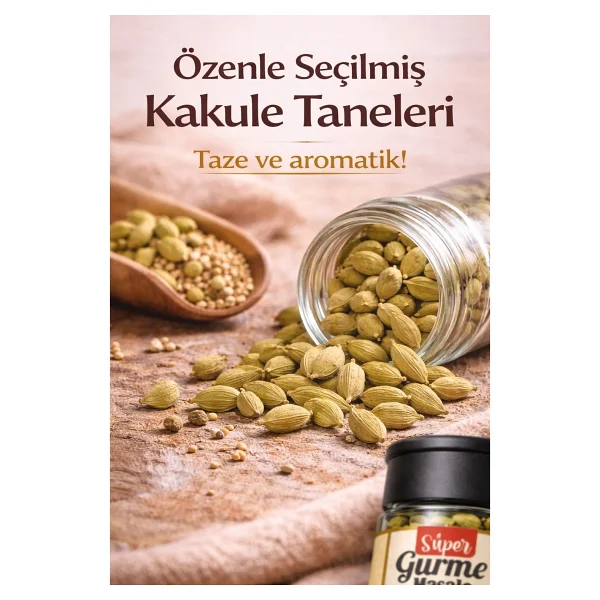 Masala Super Gurme Tane Kakule 35 Gr - Görsel 4