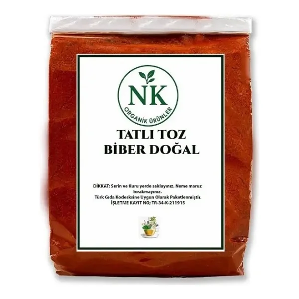 Nk Organik Tatlı Toz Biber Doğal 25gr - 1 Adet - Görsel 2