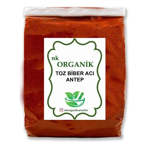 Nk Organik Toz Biber Acı Antep 100gr - 1 Adet - Görsel 2