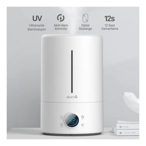 Deerma F628s Ultraviyole (Uvc) Ultrasonik Soğuk Buhar Makinesi - Görsel 3
