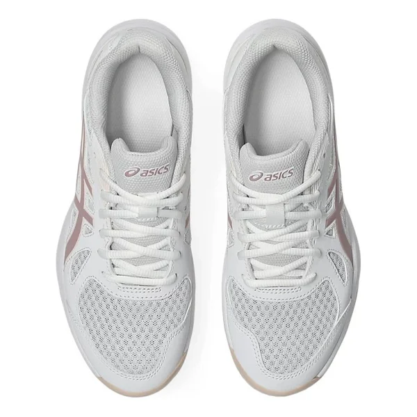 Asics Upcourt 6 1072a107-104 Beyaz-Pembe Kadın Voleybol Ayakkabısı - Görsel 6