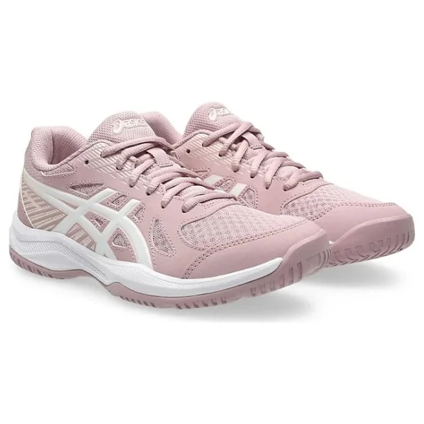 Asics Upcourt 6 1072a107-703 Pembe-Beyaz Kadın Voleybol Ayakkabısı - Görsel 3