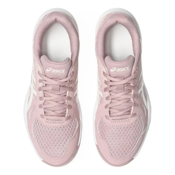 Asics Upcourt 6 1072a107-703 Pembe-Beyaz Kadın Voleybol Ayakkabısı - Görsel 6