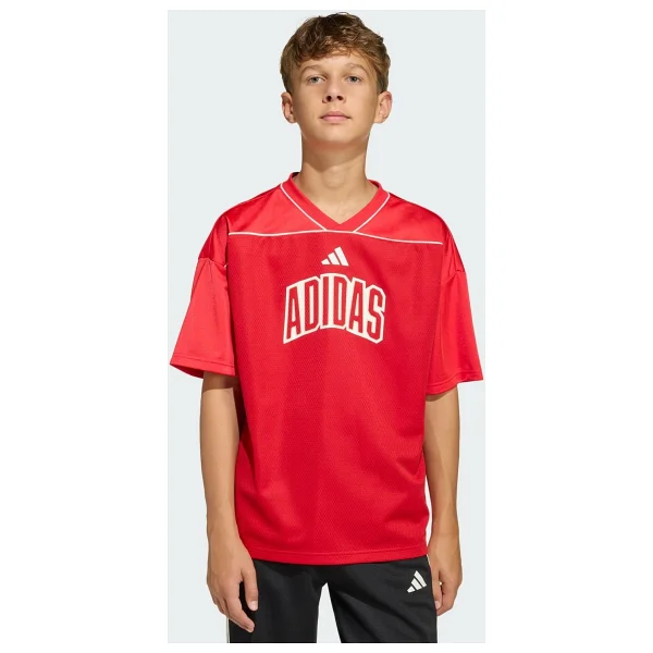 Adidas Stadium Mesh Basketball Kısa Kollu Bisiklet Yaka Çocuk Tişört - Görsel 7