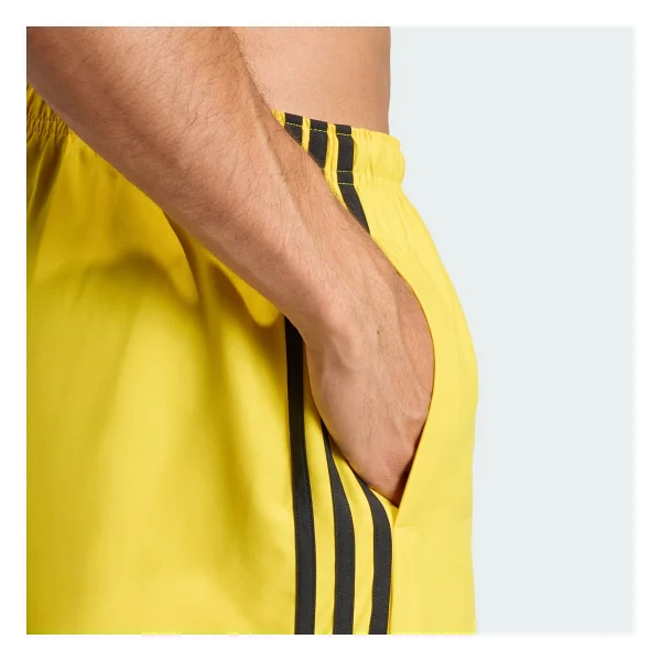 Adidas Originals JZ8473 Adicolor 3-Stripes 5-Inch Swim Shorts - Sarı - Görsel 4