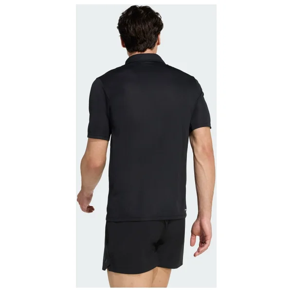 Adidas Workout Essentials Base Ka3563 Siyah Kısa Kollu Polo Yaka Erkek Tişört - Görsel 3