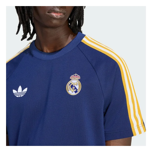 Adidas Real Madrid Originals Ke3848 Kısa Kollu Bisiklet Yaka Erkek Tişört - Görsel 4
