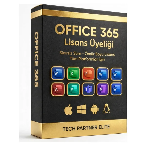 Mıcrosoft Office 365 Pro 5 Cihaz Süresiz Kullanım - Windows, iPad, Tablet, Macos, Android, Ios, MacBook - Görsel 5