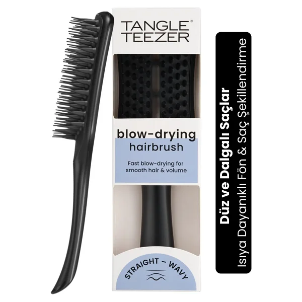 Tangle Teezer The Ultimate Blow Dry Jet Black Tüm Saç Tipleri İçin Saç Şekillendirici Fön Fırçası-Tarak - Görsel 9
