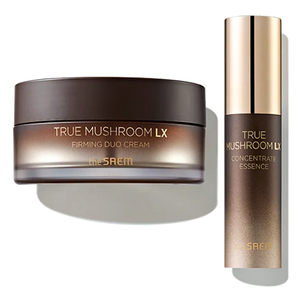 The Saem True Mushroom Lx Firming Duo Cream Special Set / Sıkılaştırıcı & Yoğun Nem Bakım Seti - Görsel 2