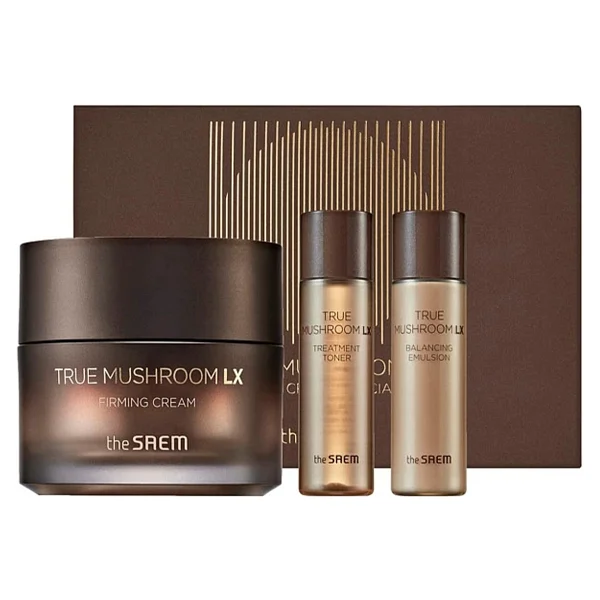 The Saem True Mushroom Lx Firming Cream Special Set - Sıkılaştırıcı & Besleyici Bakım Seti - Görsel 4