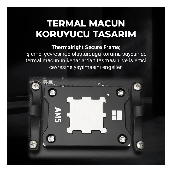 Thermalright AMD Am5 İşlemciler İçin Güçlendirme Kiti (Tf7 Kasa Aksesuarı Dahildir) (Asf Am5 Black) - Görsel 2