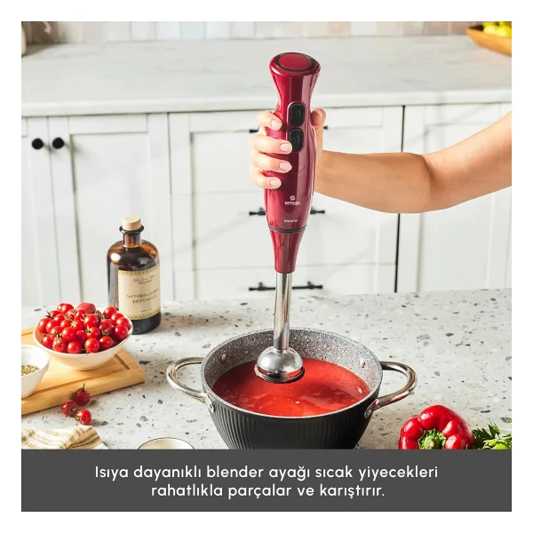 Emsan Pro Multimax 6in1 Kırmızı 2000 W Mutfak Robotu - Görsel 8