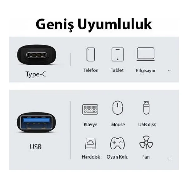 Baseus Ingenuity Type-C To USB 3.1 Dönüştürücü - Görsel 4