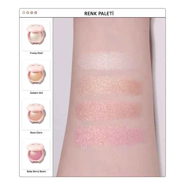 The Saem Glam Perfection Baked Highlighter - Görsel 8