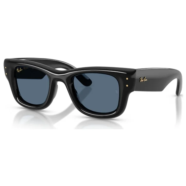Ray-Ban Wayfarer Puffer 4940 601/80 Black-Dark Blue Güneş Gözlüğü - Görsel 7