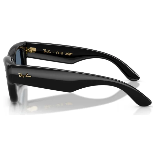 Ray-Ban Wayfarer Puffer 4940 601/80 Black-Dark Blue Güneş Gözlüğü - Görsel 2