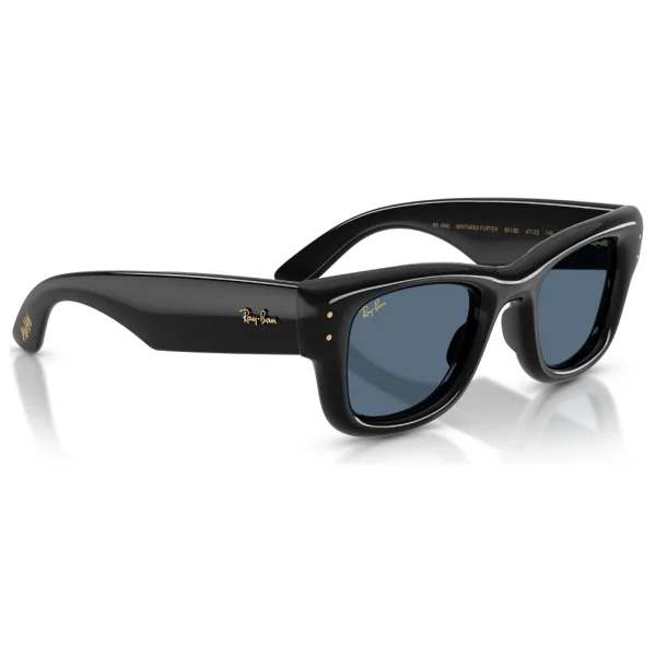Ray-Ban Wayfarer Puffer 4940 601/80 Black-Dark Blue Güneş Gözlüğü - Görsel 4