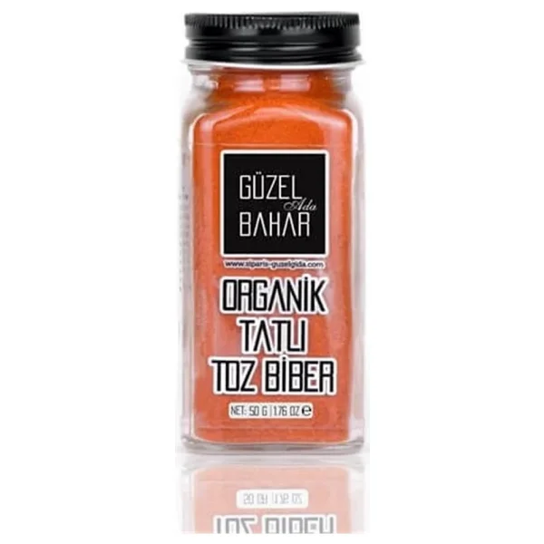 Güzel Ada Gıda Organik 50 Gr Tatlı Toz Biber - Görsel 4
