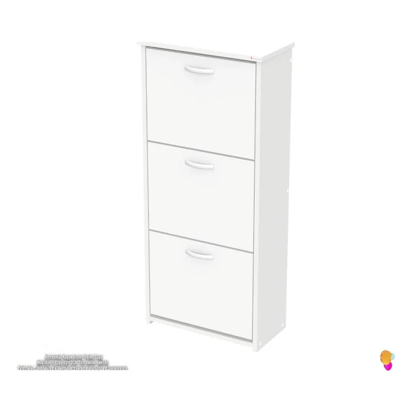 Modilayn West Asma Kapı Önü 52x116x26 Cm'lik 3 Düşer Kapak 6 Göz Bölmeli Ayakkabılık - Görsel 10