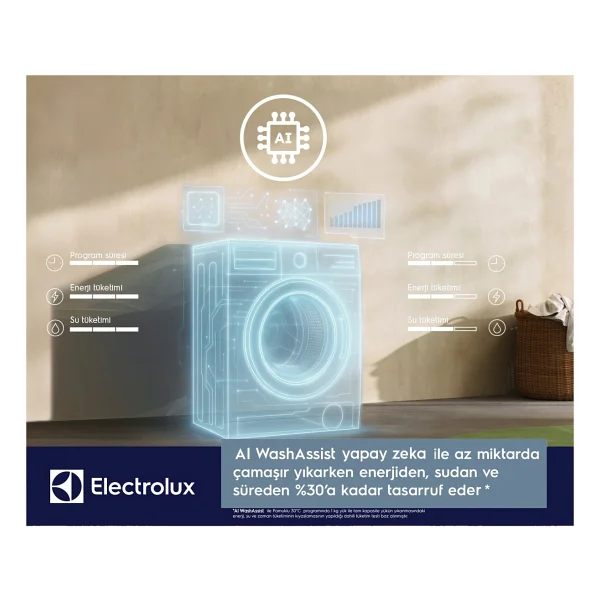 Electrolux Ew6f8492t 1400 Devir 9 Kg Çamaşır Makinesi - Görsel 9