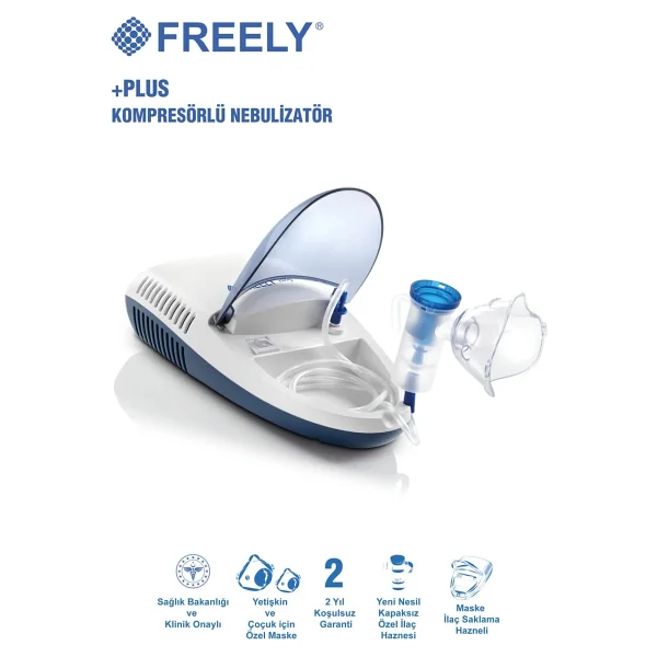 Freely Plus Kapaklı Nebulizatör - Görsel 4