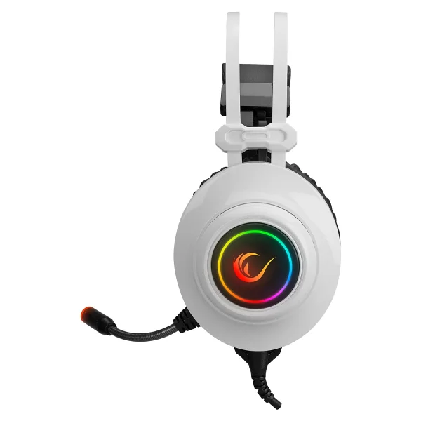 Rampage Pulsar Rm-K1 Beyaz RGB 7.1 USB Kablolu Kulak Üstü Oyuncu Kulaklığı - Görsel 3
