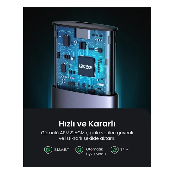Ugreen 10903 Ngff SSD Harddisk Kutusu - Görsel 9