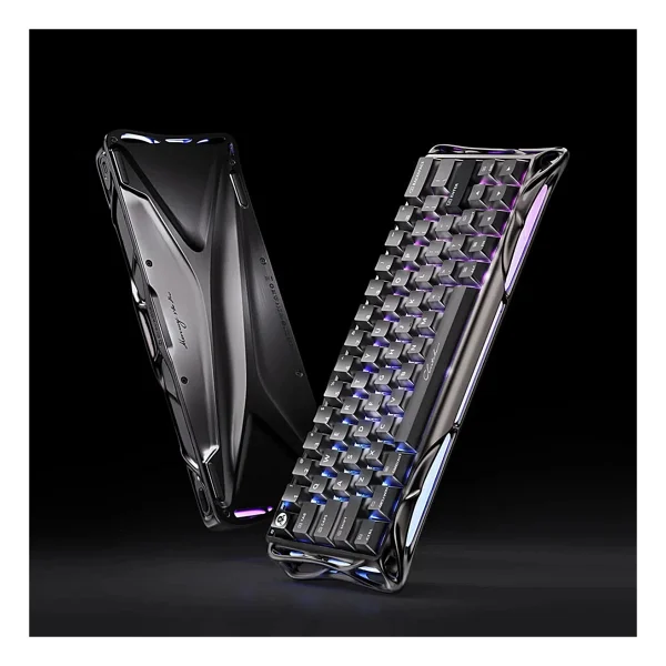 Gravastar Mercury V60 Pro Gunmetal Deluxe Edition RGB %60 Tkl Ufo Magnetic Switch Kablolu Mekanik Oyuncu Klavyesi - Görsel 9