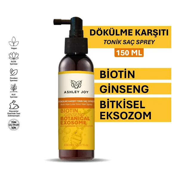 Ashley Joy Dökülme Karşıtı 150 Ml Saç Toniği - Görsel 10