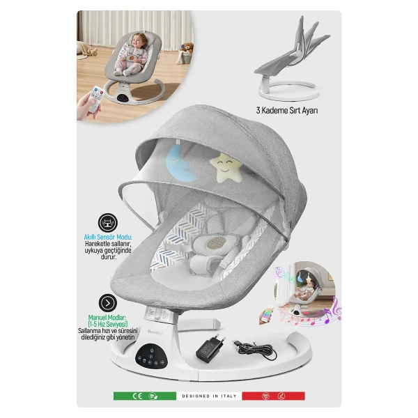Livenzi Movibaby Hareket Sensörlü Otomatik Ana Kucağı - Görsel 9