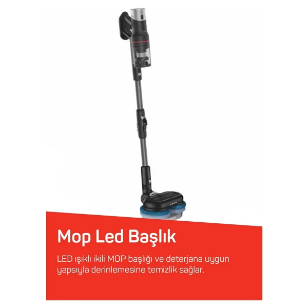 Arzum Magiclean Hydroflex Ar4210 Islak Kuru Şarjlı Dikey Süpürge - Görsel 3