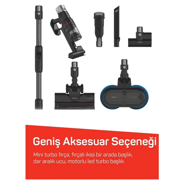 Arzum Magiclean Hydroflex Ar4210 Islak Kuru Şarjlı Dikey Süpürge - Görsel 7