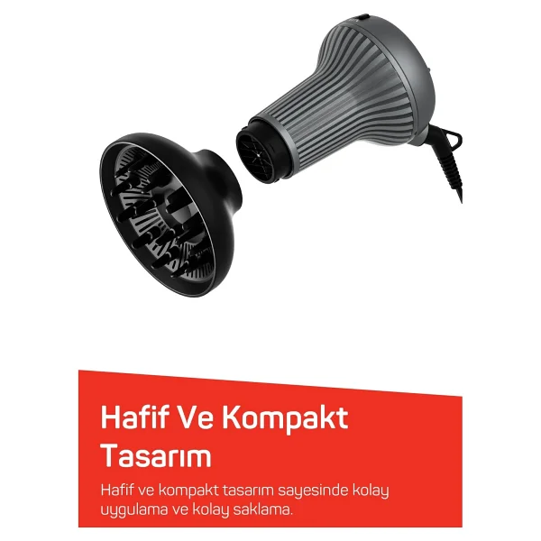 Arzum Trendcare Curly Ar5124 800 W Saç Kurutma Makinesi - Görsel 9